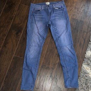 light wash pair of jeans